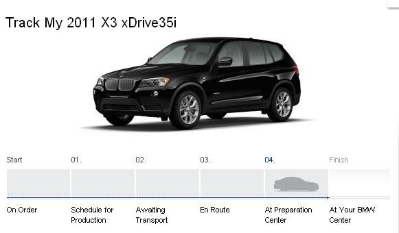 Bmw X5 3.5i. Just ordered a 2011 X3 3.5i