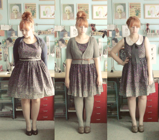 scathingly brilliant wardrobe remix of the modcloth sprinkled with sweetness dress in navy
