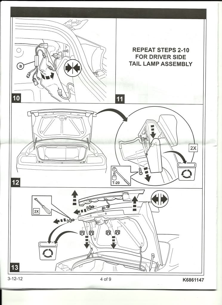 Installation Guide For MOPAR Sequential Tail Lights Page 2 Dodge