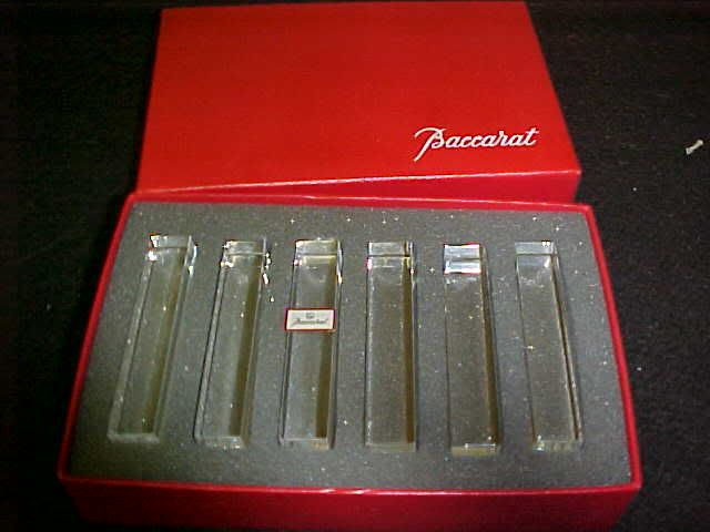 baccarat 6 piece knife set