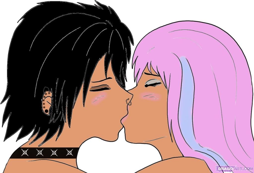 How To Draw Anime People Kissing Step 6 Photo By Timea Retter