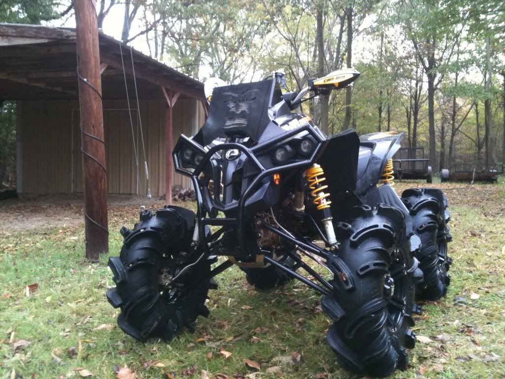 New bumper/radiator relocate from Gorilla Axle CanAm ATV Forum