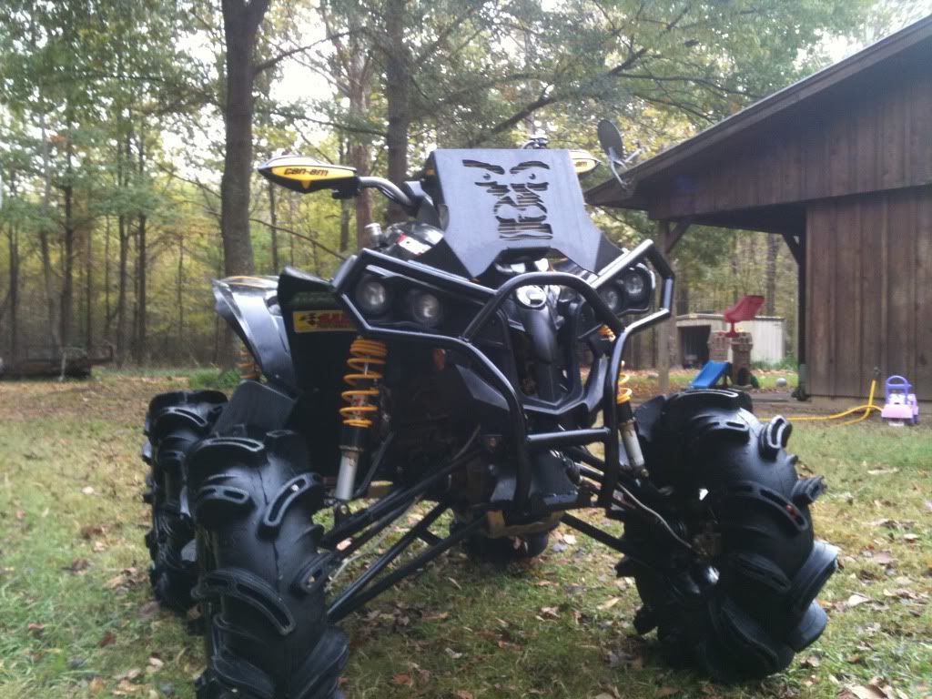 New bumper/radiator relocate from Gorilla Axle CanAm ATV Forum