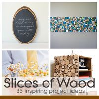 33 inspirational DIY wood slice projects