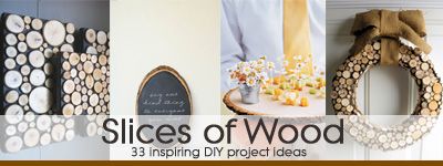 33 inspirational DIY sliced wood projects