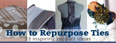 33 recycled tie projects that inspire