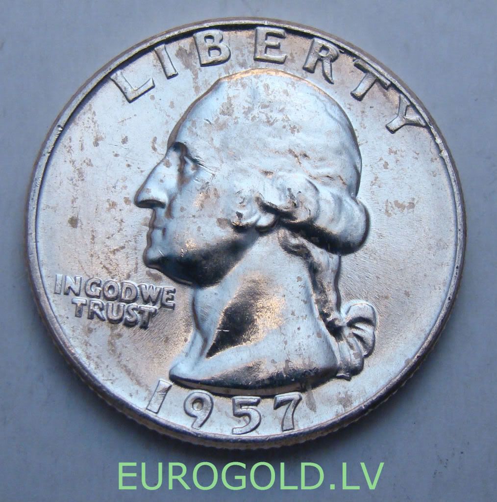 有关以下物品的详细资料: 1957 d usa liberty american washington