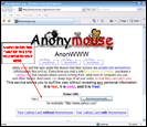 Click to see Anonymouse - Anonymous web proxy
