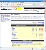 Click to enlarge the Eepsites.i2p screenshot.