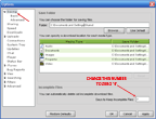 Clearing your 'Search History' in Limewire