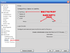 Limewire Options - Using 'No Proxy' - Click to Enlarge