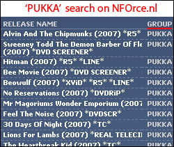 The 'PUKKA' search on NFOrce.nl