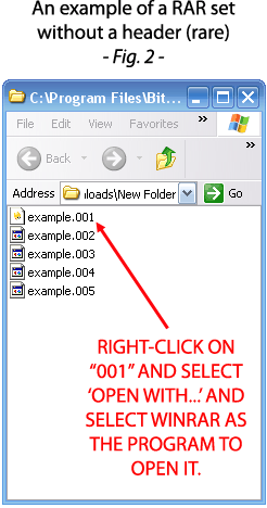 Fig.2 - WinRAR Example 2