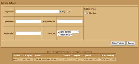 Ticket System