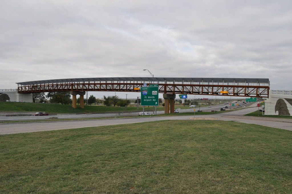 DENTON TX I35E UNT Ped bridge and BGS Modification