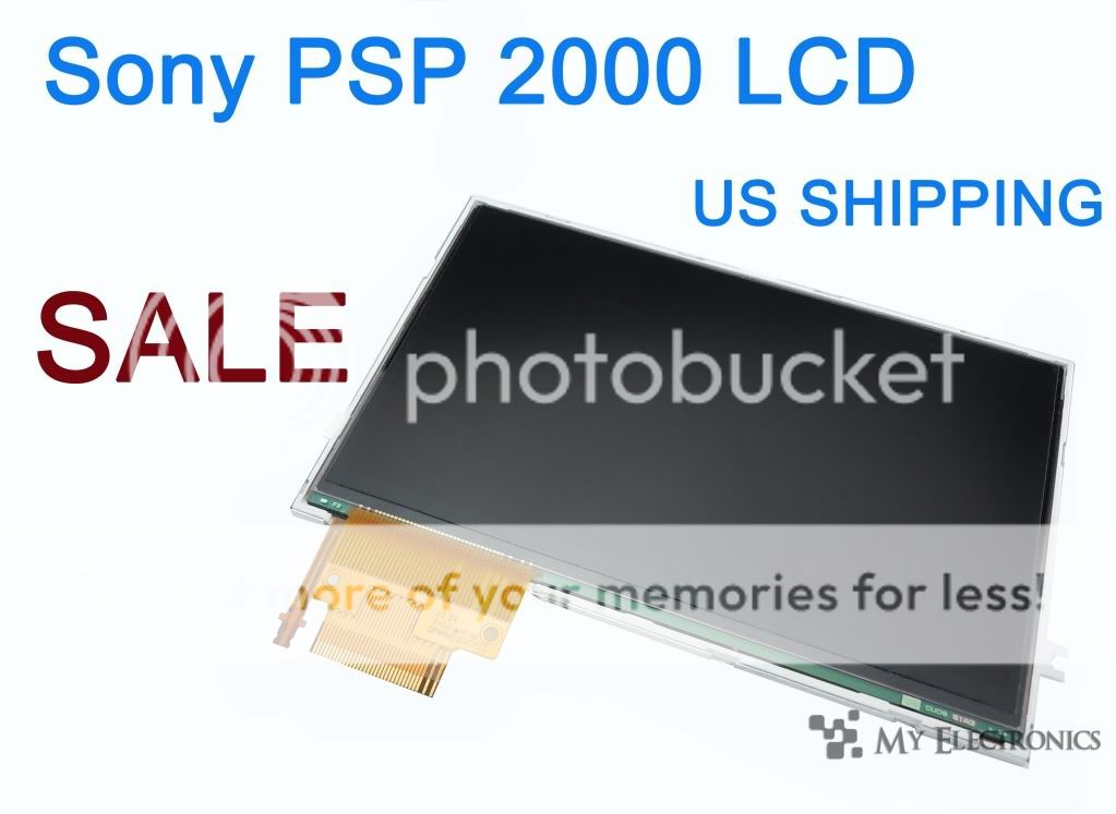 OEM Backlight LCD Display Screen Replacement for Sony PSP 2000  