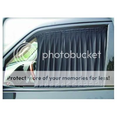 New 2pcs 50cm Luxury Black Auto Car Curtains Window Shade Visor Sunshade Valance