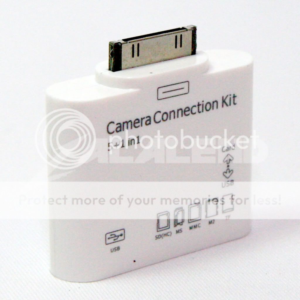   Connection Kit Accessories 5 in 1 for iPad 2 iPad 3 G sd CARD READER