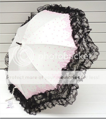 Colorful High quality stretch handle lace umbrella UV  