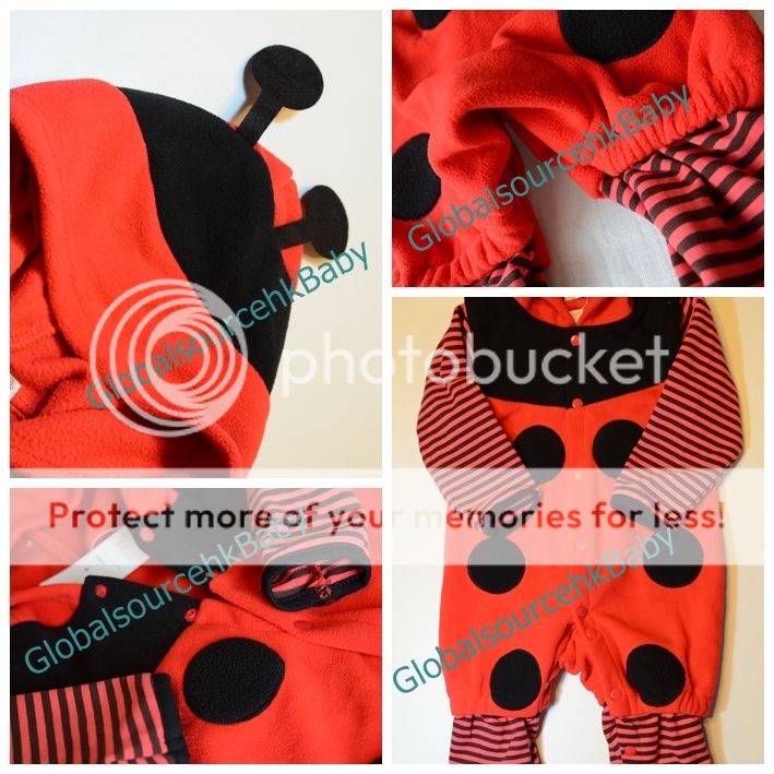 Baby Boy Girl Ladybird Bee Halloween Christmas Party Costume Romper Outfit 6 24M