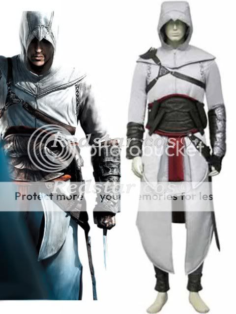 Assassins Creed 2 II Altair Cosplay Costume   Whole Outfit Version in 
