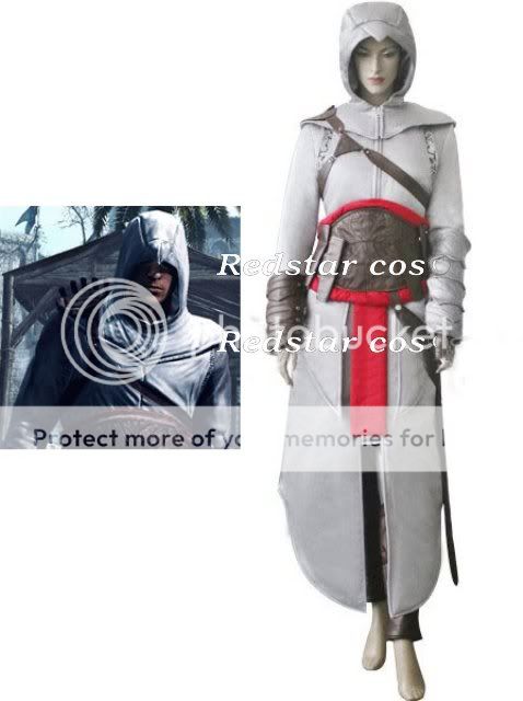 Assassins Creed 2 II Altair Cosplay Costume Female ver  