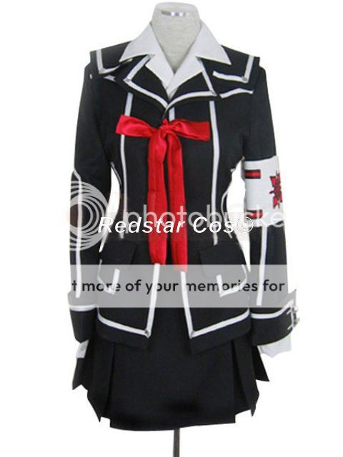Vampire Knight Day Class girl Kurosu Yuuki Cosplay Costume in Any size 