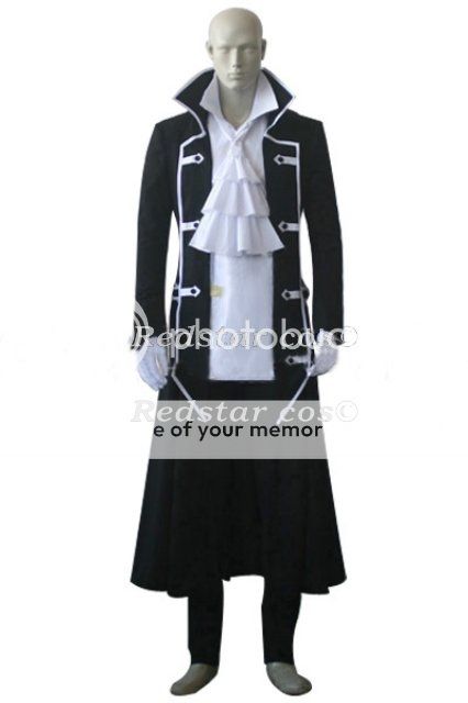 Pandora Hearts Gilbert Nightray Cosplay Costume   Custom made in Any 