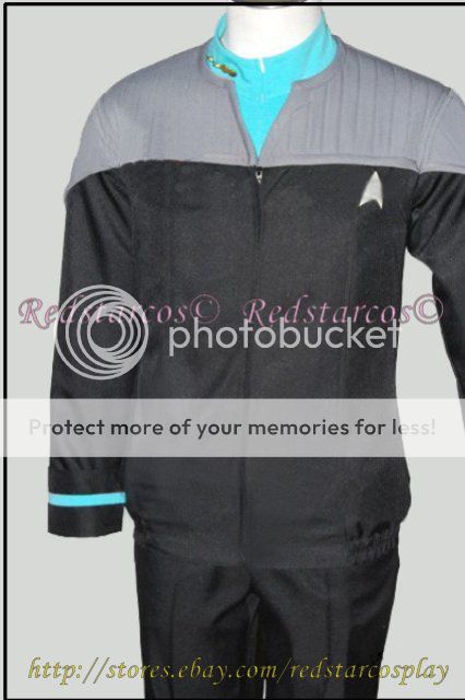 Star Trek Nemesis Medical Science Teal Uniform Costume   Tailed in Any