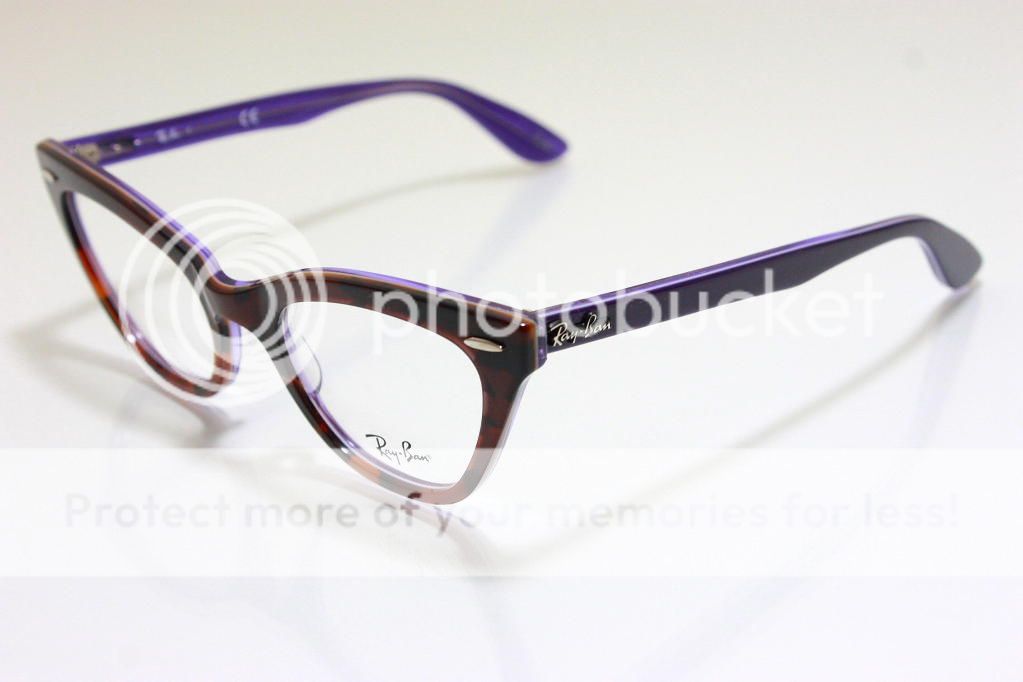 Rayban New Frames Eyeglasses Eyewear RX 5226 5031 49mm Havana Violet 