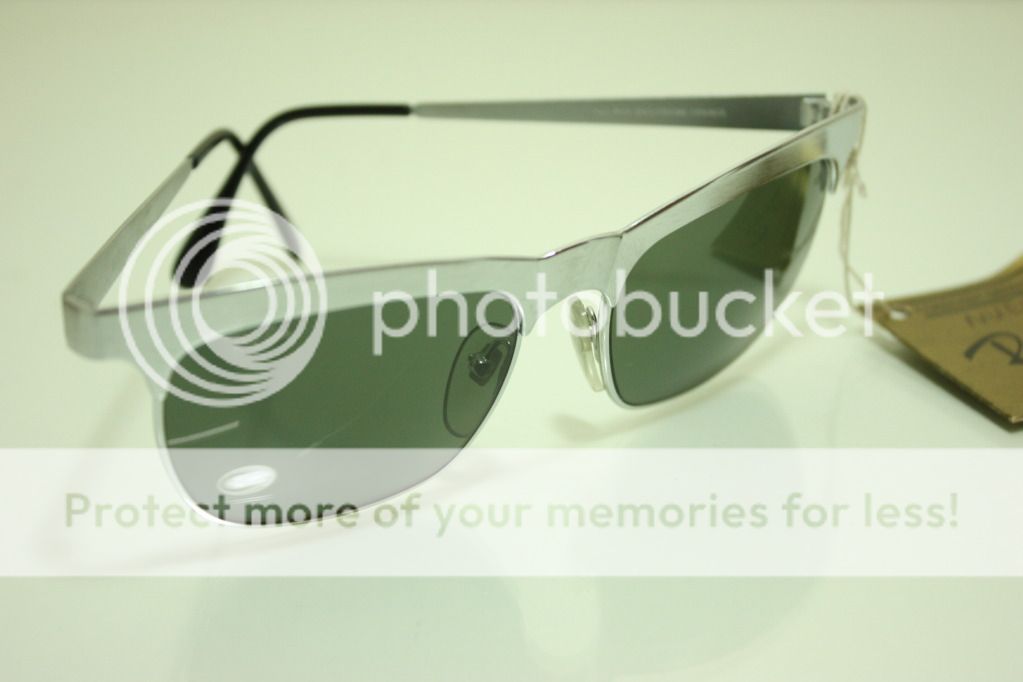 Rayban B&L USA Nuevo Silver Sunglasses W0756 NOS Wayfarer Excellent 